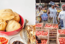 Market women trading